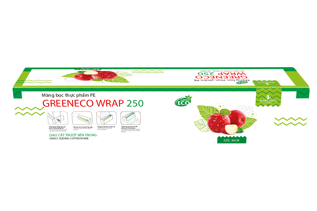 Màng bọc thực phẩm PE Green Eco 30cm x75m